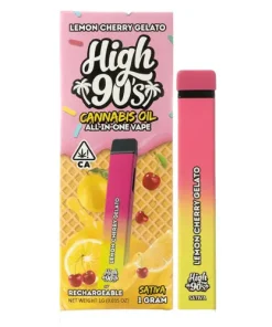 High 90s Disposable Vape, close up, available in Australia