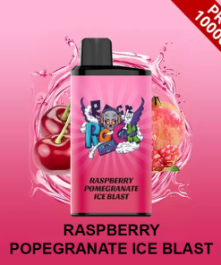 IGET BAR PRO 10000 Raspberry Pomegranate Ice Blast, available in Australia