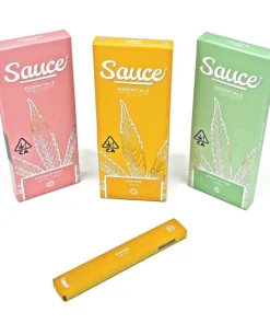 Sauce Disposable vape device, close up, available in Australia