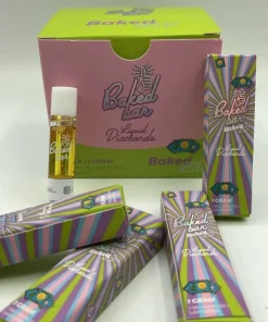 Baked bar Disposables vape device, close up, available in Australia