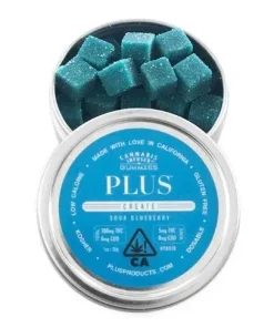 Urb Gummies Sour Blueberry, available in Australia