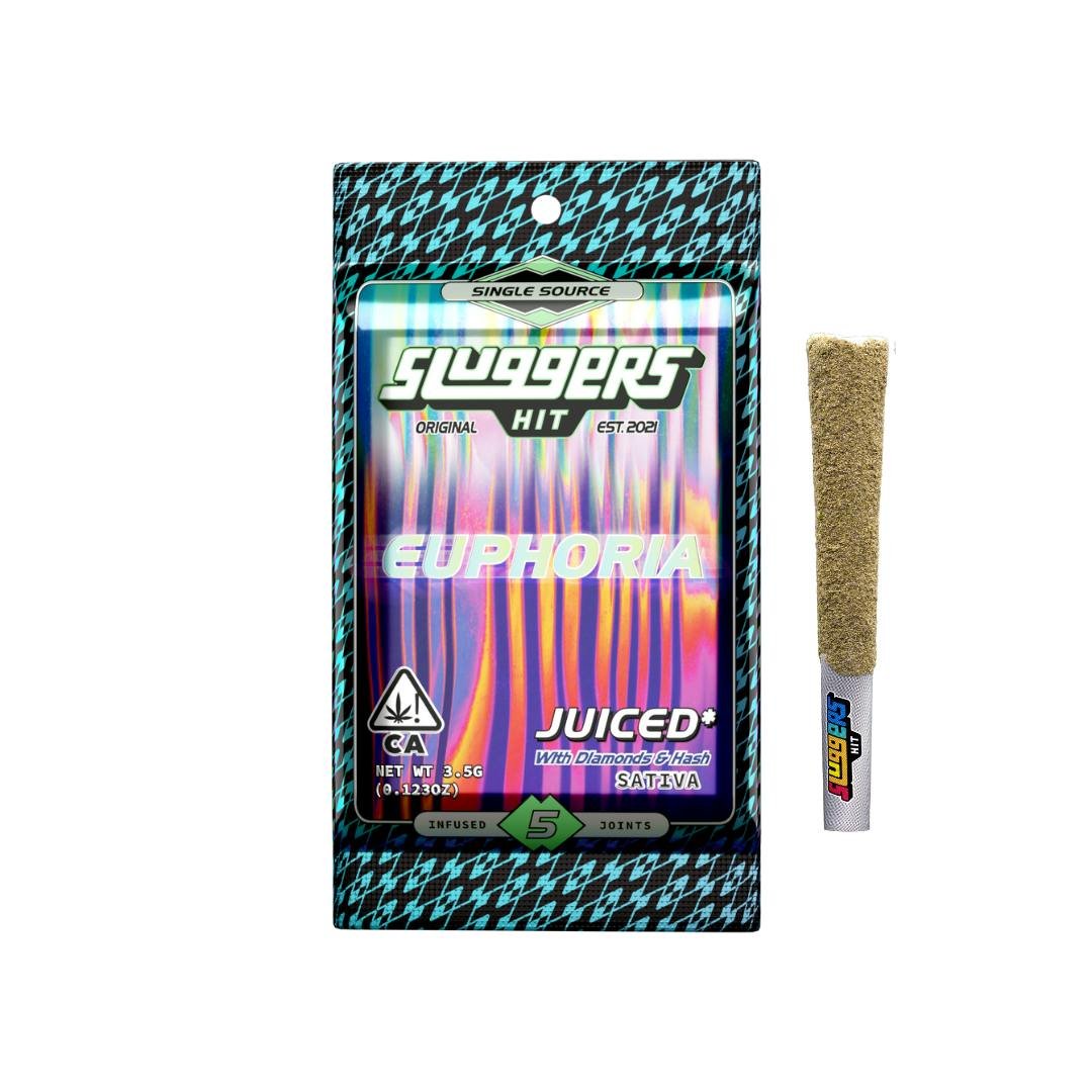 SLUGGERS HIT PRE ROLL, close up, available in Australia