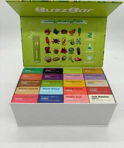 BUZZ BAR VAPE, close up, available in Australia