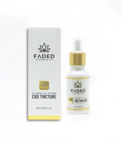 Faded Cannabis Co 500mg CBD Tinctures, available in Australia