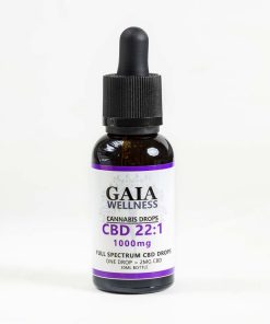 GAIA FULL SPECTRUM 22:1 CBD:THC DROPS 1000MG, available in Australia