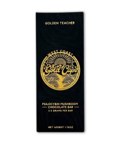 GOLDEN TEACHER MUSHROOM CHOCOLATE BAR, available in Australia