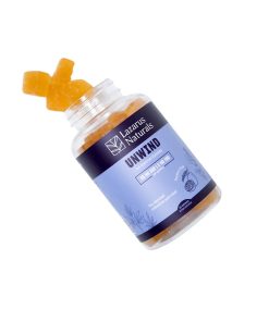 Lazarus Naturals, CBD + THC Gummies, Passion Fruit, Full Spectrum, 40ct, 80mg THC + 2000mg CBD, close up, available in Austra