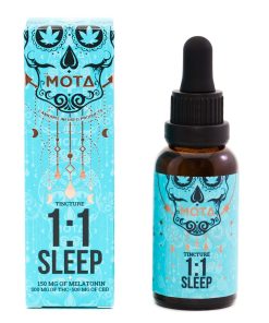 MOTA, THC/CBD 1:1 Sleep Tincture (Melatonin/1:1), available in Australia