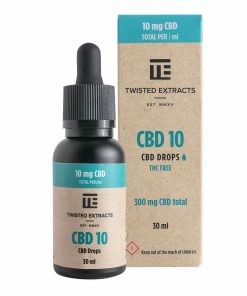 Twisted Extracts Oil Drops CBD, Orange (300mg CBD, 30ml), available in Australia