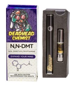 DMT (Cartridge and Battery In .5mL) Deadhead Chemist, close up, available in Australia