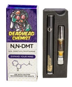 DMT (Cartridge and Battery) 1mL Deadhead Chemist, close up, available in Australia