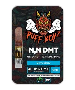 Puff Boyz -NN DMT .5ML(400MG) Cartridge, Very Berry, available in Australia